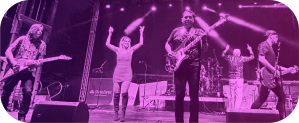 Stylized band photo