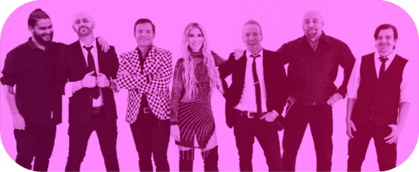 Stylized band photo